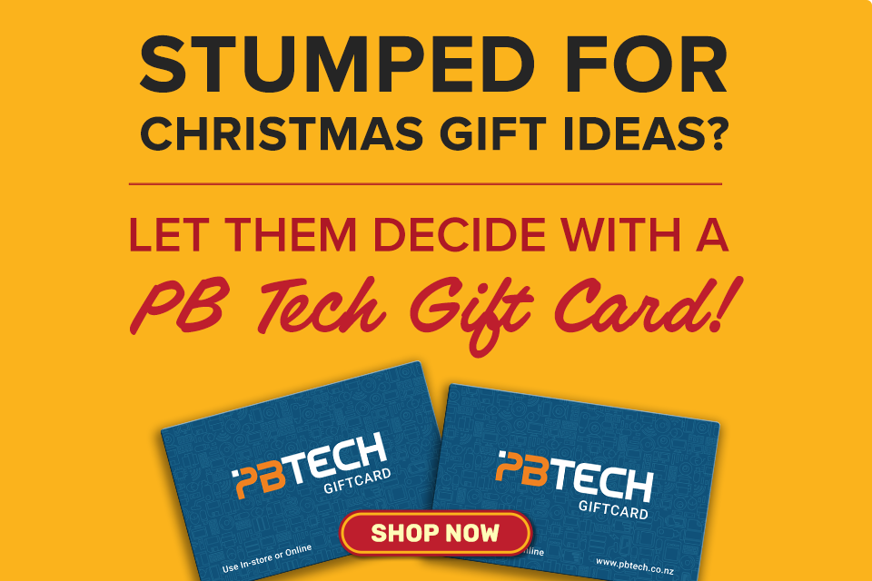 Having trouble finding the perfect gift? Let them choose with a PB Tech Gift Card!